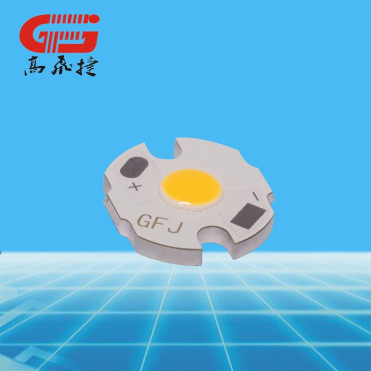 LED燈珠COB光源 手電筒光源4瓦 12V 倒裝COB芯片封裝 廠家直銷