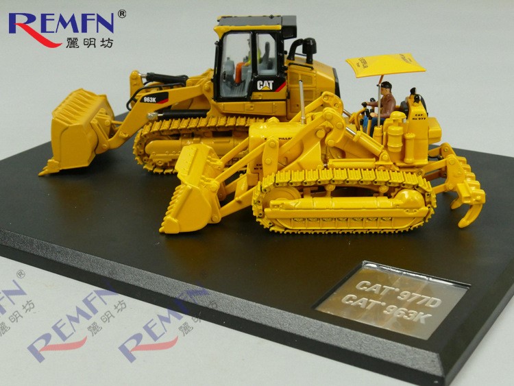 DM1:50 CAT977D 963K卡特彼勒推土機鏟車工程車套裝合金模型85559