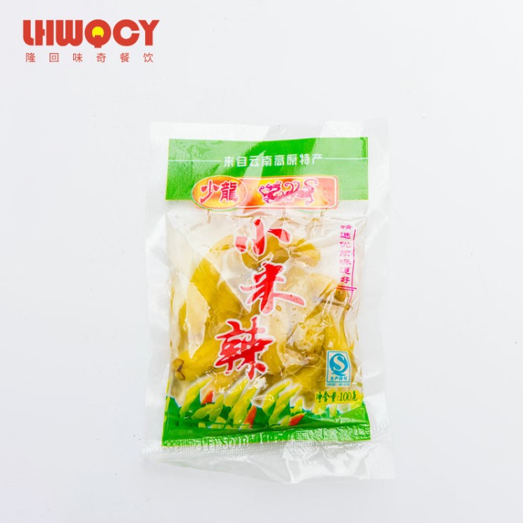 泡椒小米辣100g云南特產(chǎn)泡菜鳳爪材料下飯菜泡椒水野山椒