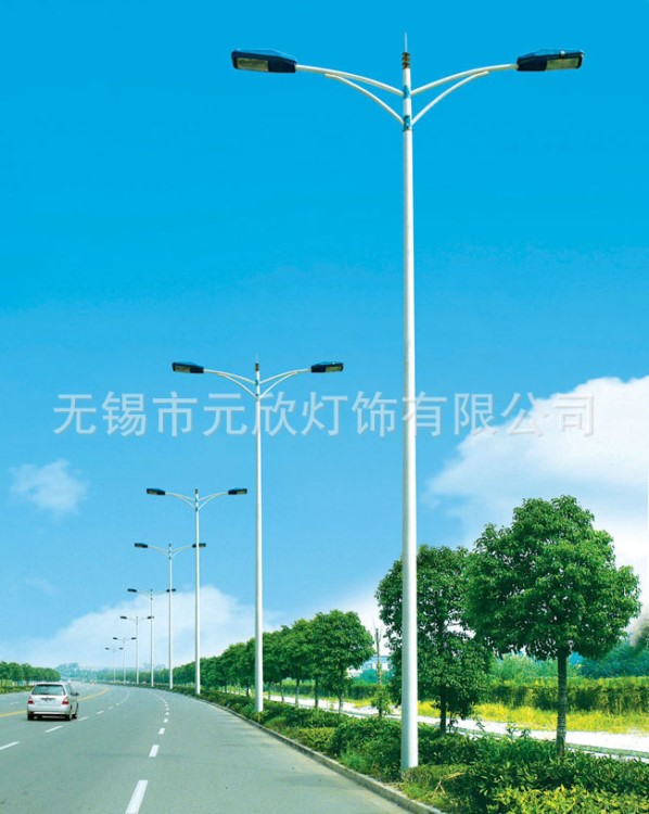 高強度玻璃鋼路燈桿3~12m 玻璃鋼道路照明燈立柱立桿 可定制