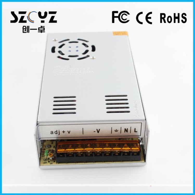廠家新款48v7.開關電源360w鋁殼安防大功率監控控制裝置ce