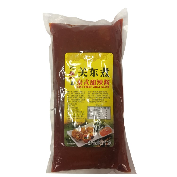 仁齊來一串 甜辣醬1kg/袋 關(guān)東煮調(diào)料 炸雞排 配料調(diào)味食材手抓餅