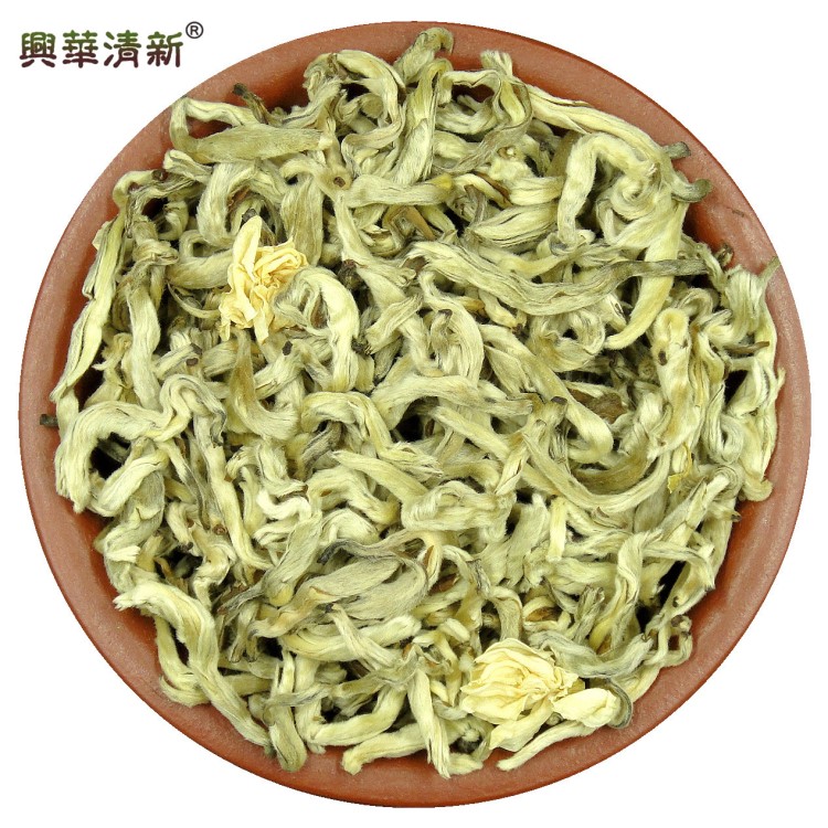 龍飛白雪茉莉花茶葉2019濃香白龍毫碧潭興華飄雪花茶特級(jí)茉莉茶