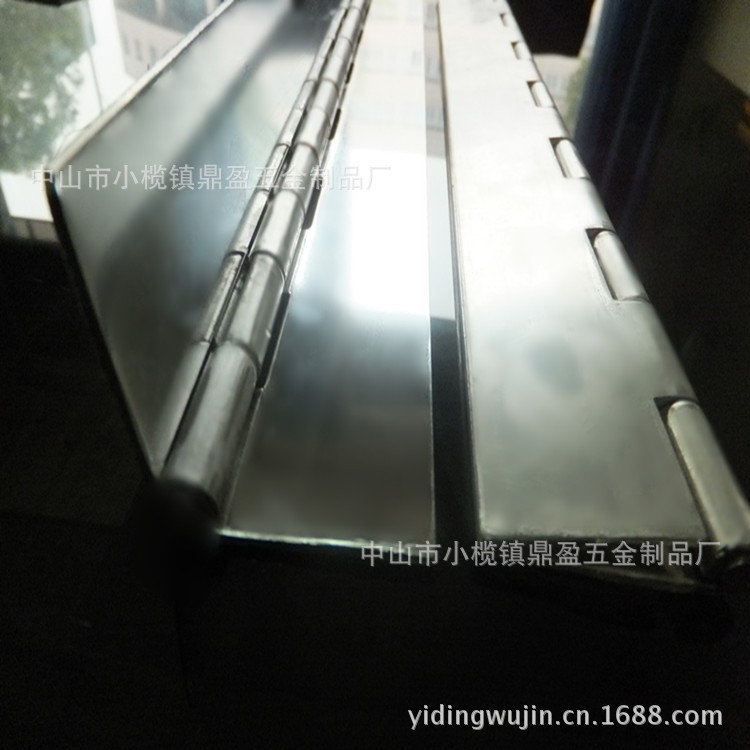 重型連續(xù)長鉸鏈,鋁制鋼琴鉸鏈，寬度180mm，板厚3.0mm