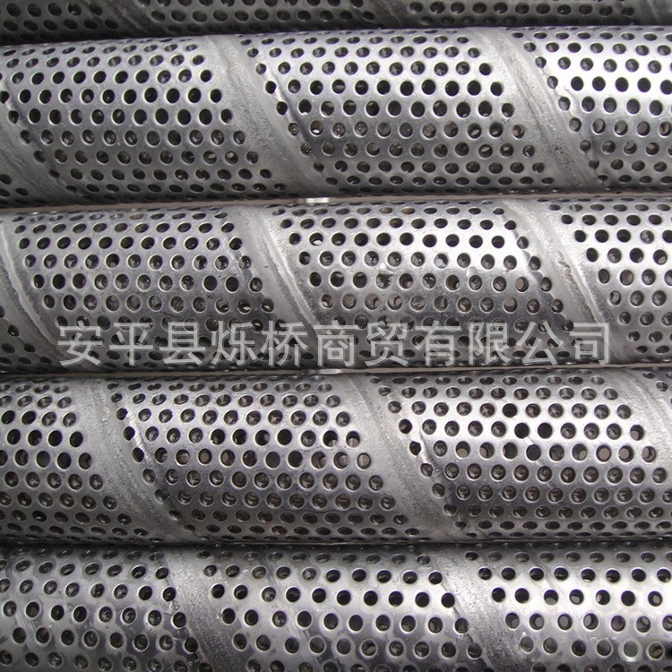 螺旋沖孔不銹鋼焊管 沖縫篩管 螺旋石油防砂篩管 橋式濾水管