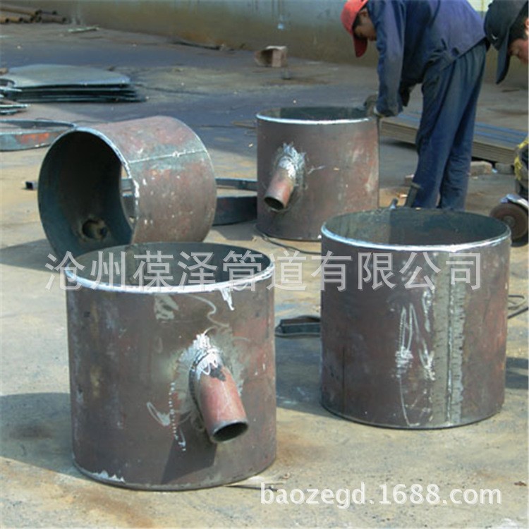 滄州廠家加工鋼板制對焊三通 斜三通 Y型三通 自家加工 價(jià)格低