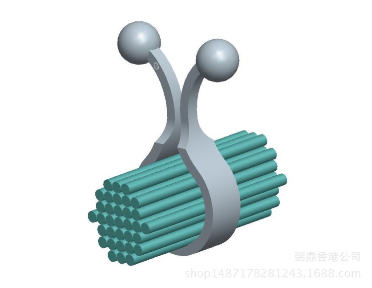 廠家直銷GTC 扭線環 球形線夾 扭式線夾 電線束線環 圓形線夾