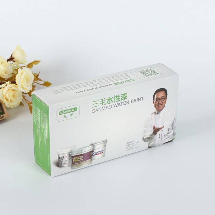 批發彩印廣告紙盒紙巾 車載盒裝抽紙巾定制 餐巾紙紙巾可印刷LOGO