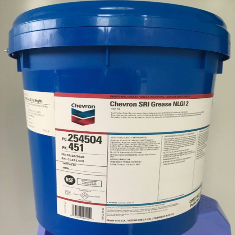 雪佛龙sri2特级高温高速轴承润滑脂chevronsri2greasenlgl2