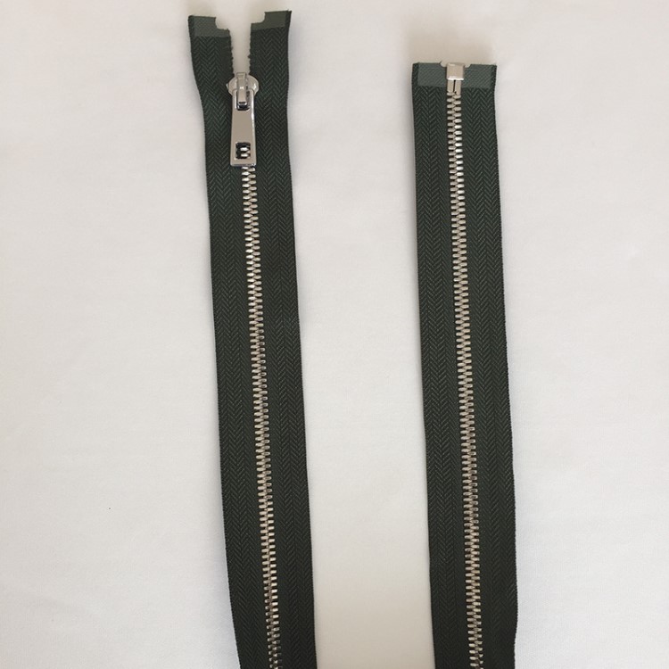 5號金屬拉鏈供應樹脂開口拉鏈 家紡紡織輔料服裝開尾60cm金屬拉鏈