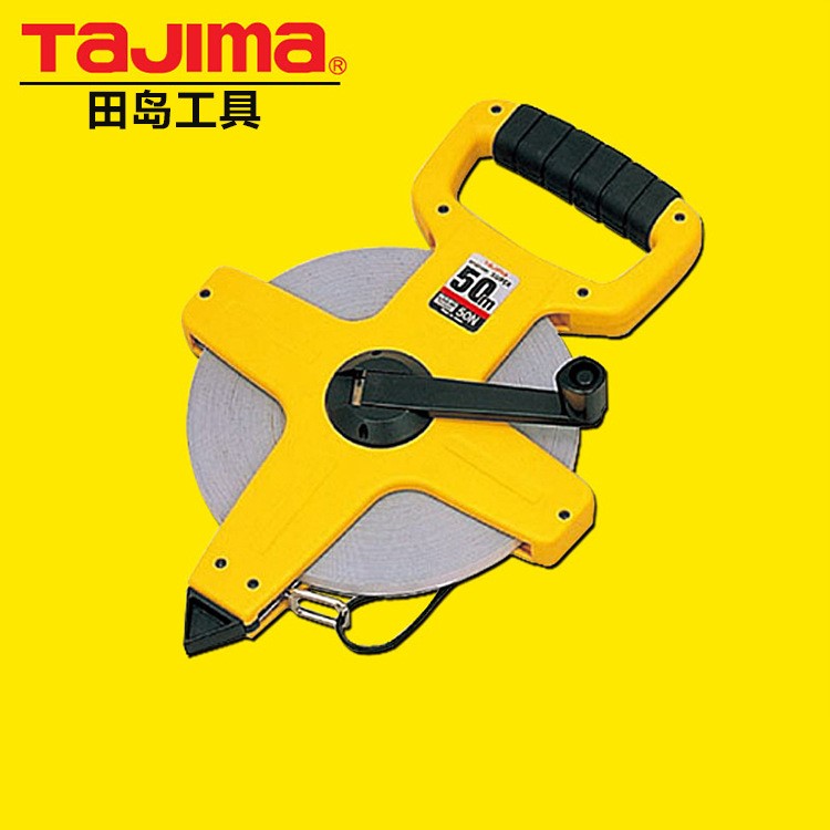 tajima/田島防水防銹工程鋼卷尺 側(cè)地尺 30米50米鋼卷尺 測量工具