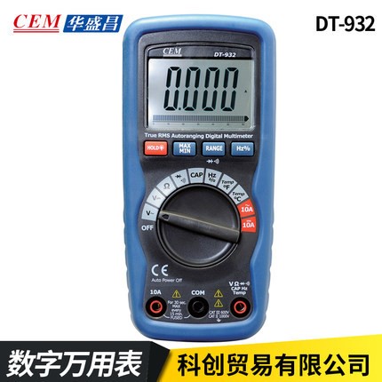 CEM華盛昌DT-931數(shù)字便攜式高精度萬用表電阻電流檢測儀