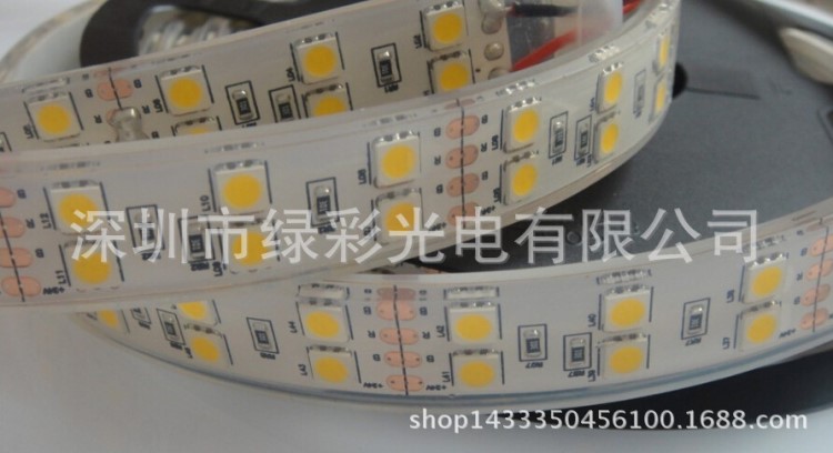 LED 5050套管双排软灯条灯带 120灯  led灯条