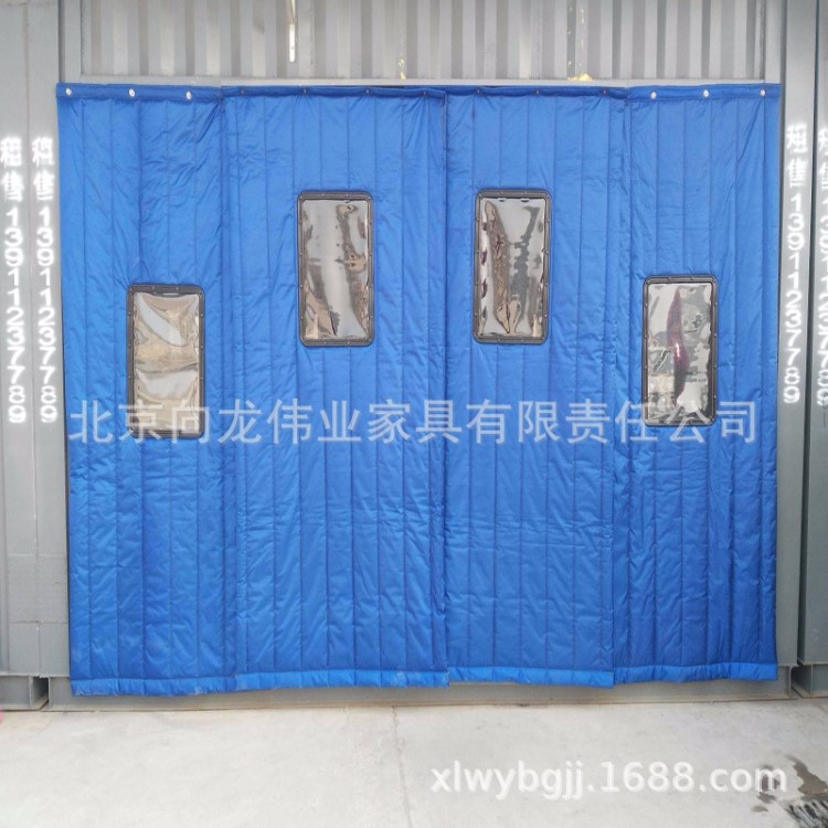 廠家定做冬季棉門簾保溫商場(chǎng)門簾PVC磁性門簾量尺定做 免費(fèi)安裝