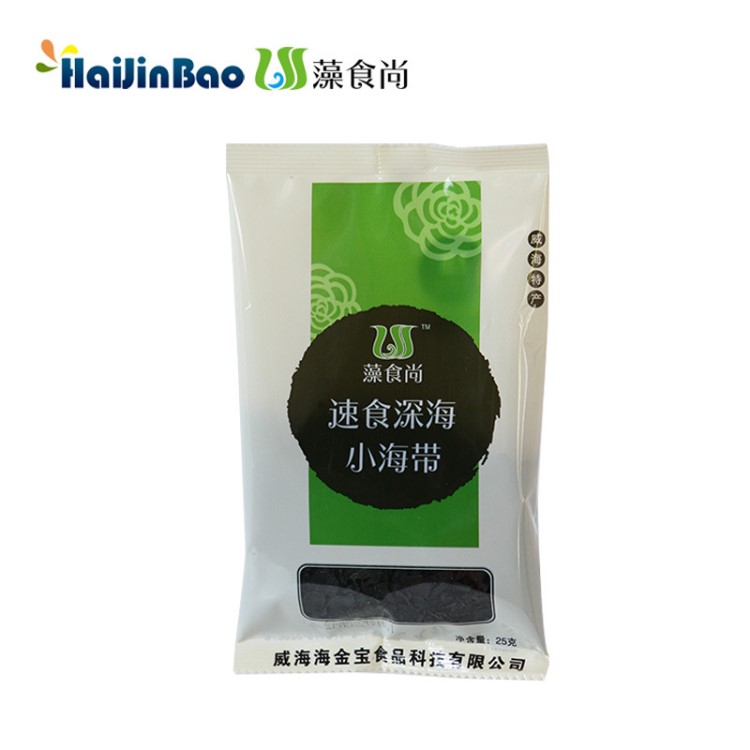 海金寶藻食尚 速食速拌菜深海小海帶25g 廠家直銷批發海帶干貨