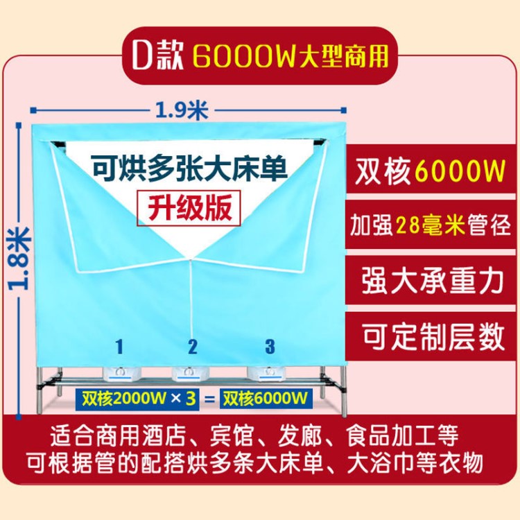 大型商用烘干机酒店宾馆洗衣店床单被套浴巾毛巾干衣机发廊风干机