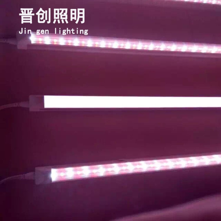 led生鮮燈豬肉燈管水果超市蔬菜照肉熟食冷藏展示柜白+紅色T5燈