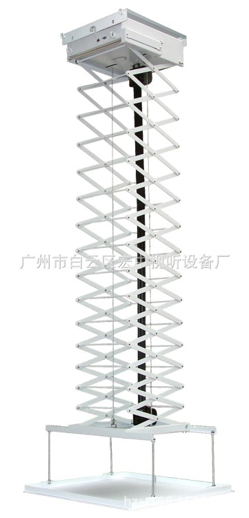  行程4米工程投影機吊架 帶數(shù)字限位功能 遙控器限位電動吊架