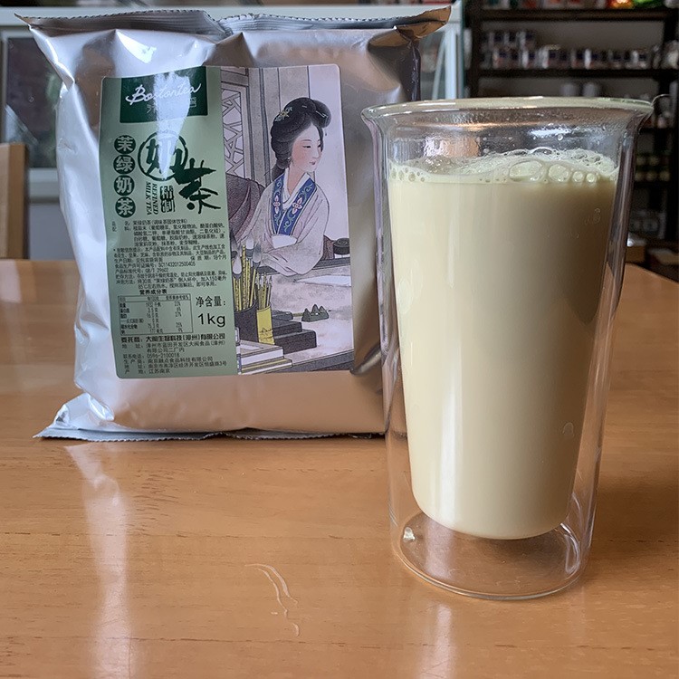 廠家批發清茶灣-茉綠奶茶粉原料批發奶茶店速溶沖調飲品