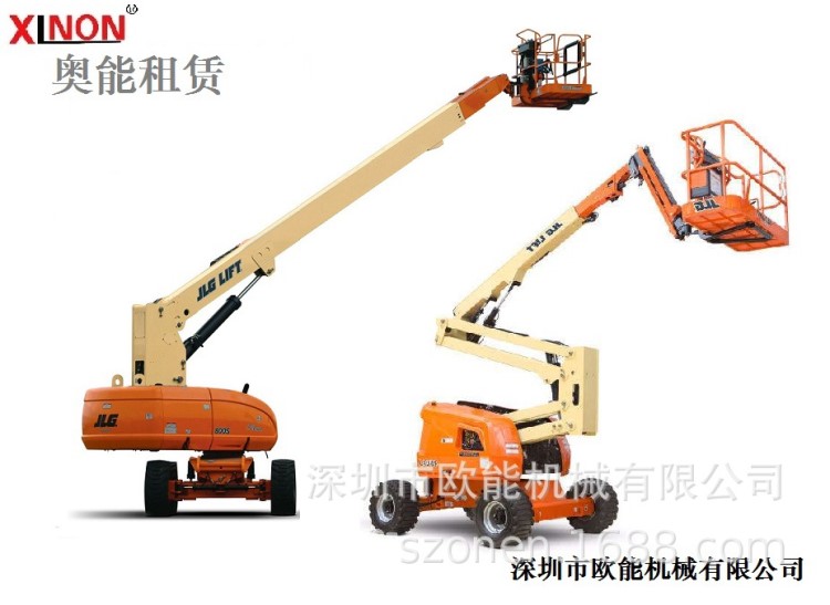 升降機出租 深圳東莞惠州6-33米升降車曲臂車高空車租賃