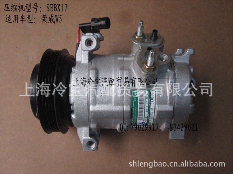 上汽榮威W5 汽車空調(diào)壓縮機(jī) 上海三電貝洱 SEBX17 108711