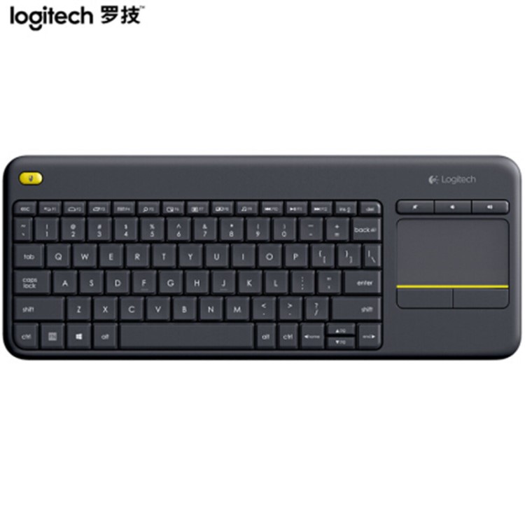 罗技（Logitech）K400 Plus 键盘 无线键盘 办公键盘 带触摸板