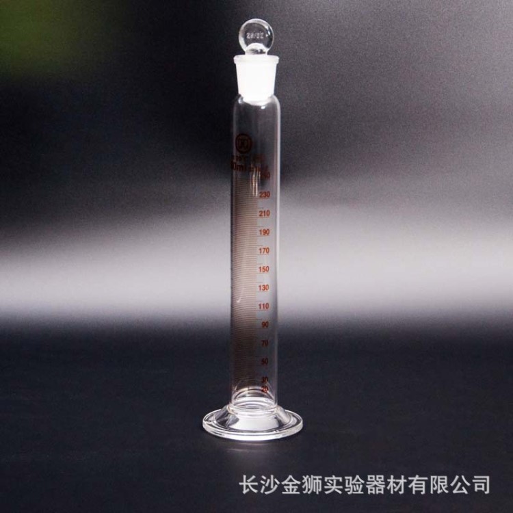 華鷗具塞量筒 玻璃刻度帶塞量筒 量入式玻璃量筒 工業(yè)檢查量筒