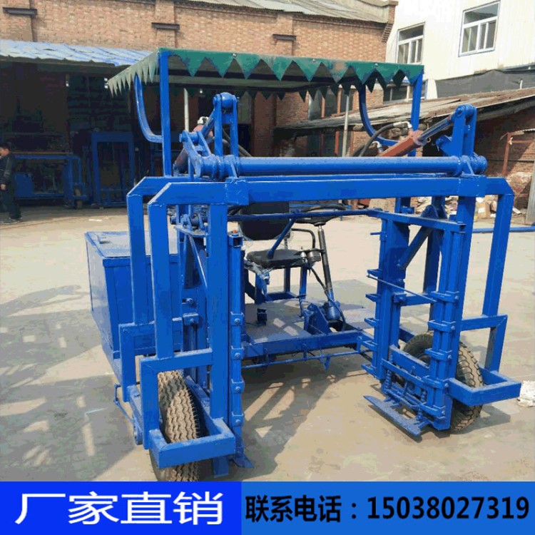 自動分層運(yùn)磚車 空心磚電瓶叉車，電瓶夾磚車