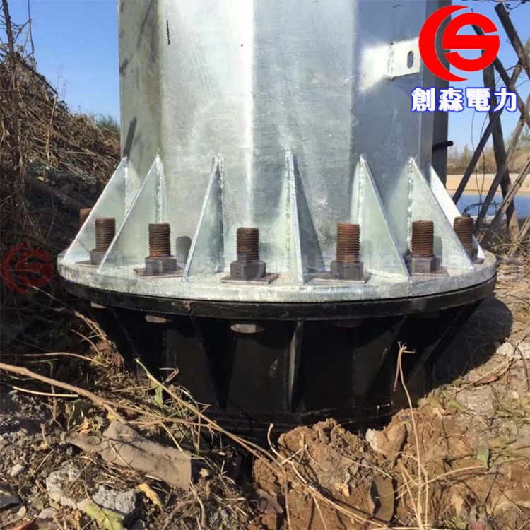 華北鋼桿打樁施工 生產(chǎn)電力架空鋼桿廠家 輸變電線路架線鋼桿