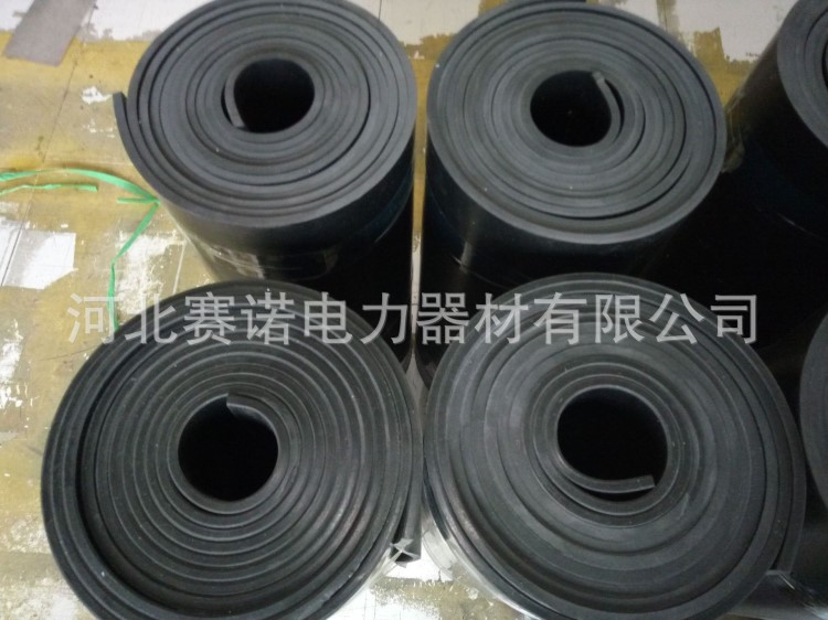 小區配電房用絕緣地皮膠10kv高壓橡膠墊殿力牌絕緣地皮膠5mm