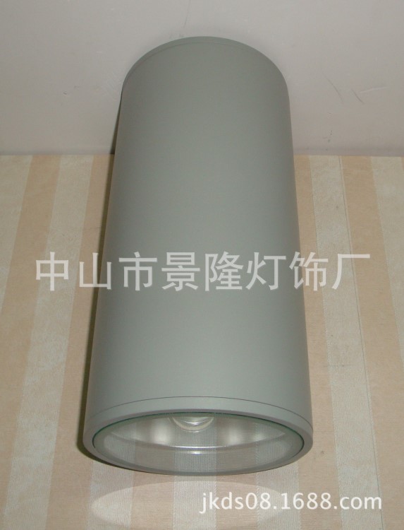 供应35W/70W防水明装吸顶灯￠160*H280明装压铸筒灯JX160H铝外壳