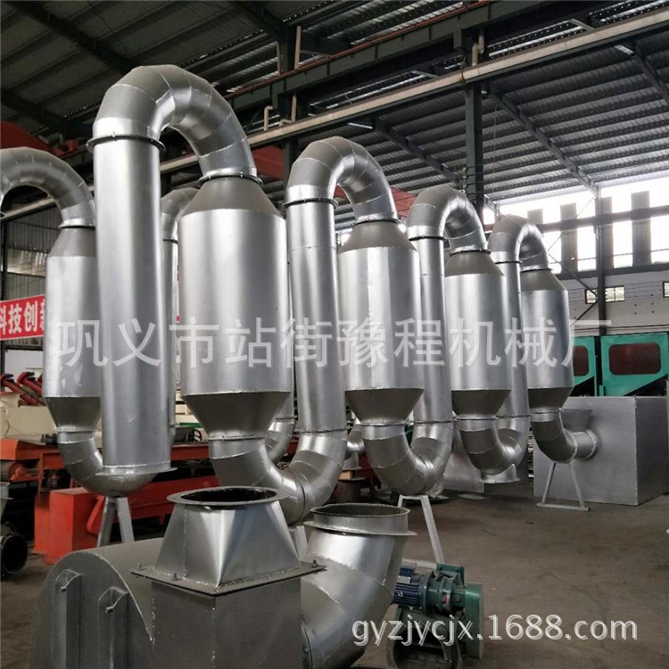 小型木屑管道干燥機生物質顆粒烘干機氣流式雞毛鴨毛烘干機