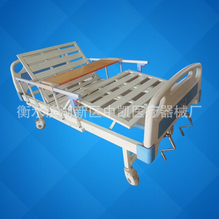 廠價(jià)直銷(xiāo)ABS雙搖床 家用多功能雙搖床 手搖床 帶輪床 家居床