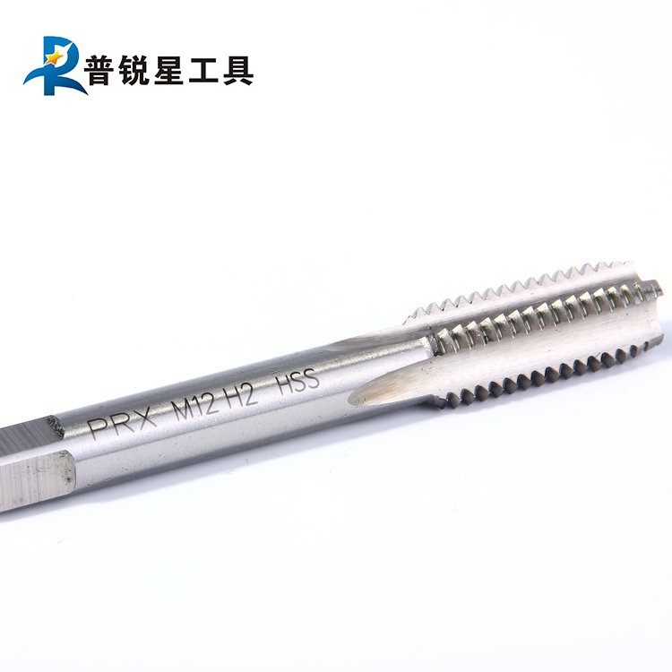 全磨制細牙直槽絲錐M8M10M12M14M16機用高速鋼M2絲攻M30螺紋攻絲