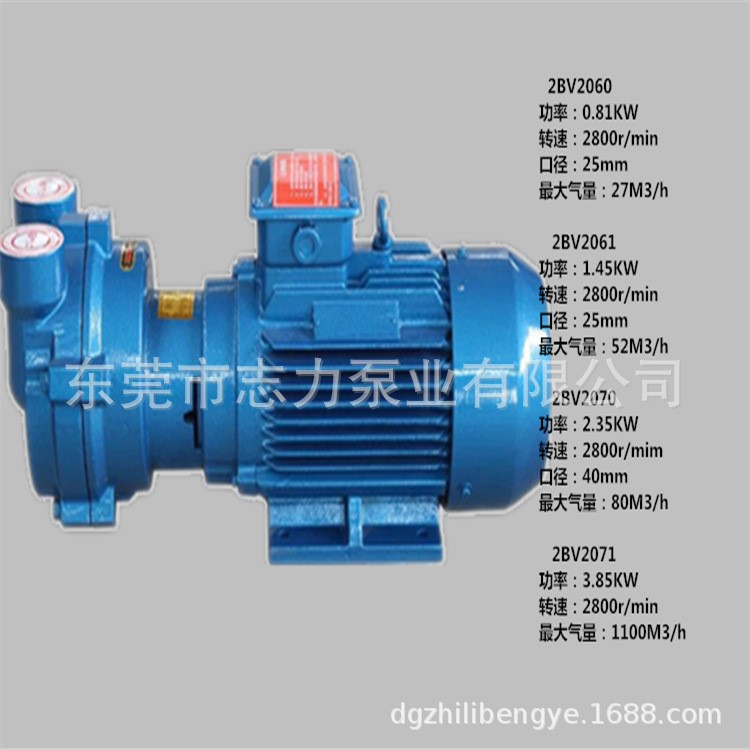 雕刻機專用泵 燈泡吸附真空泵2BV2060/2061/2070/2071銅葉輪泵