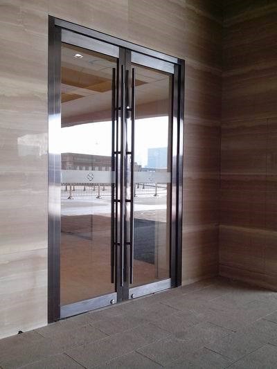 供应防火玻璃门防盗玻璃门钢化玻璃门地弹簧玻璃门