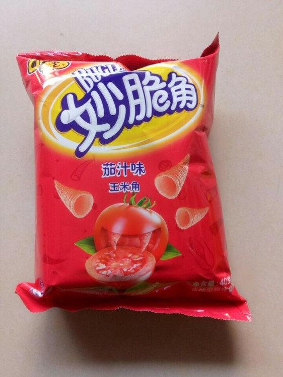 奇多40g妙脆角蔥香原味/香濃辣雞味/魔力碳燒味/茄汁味玉米角批發(fā)