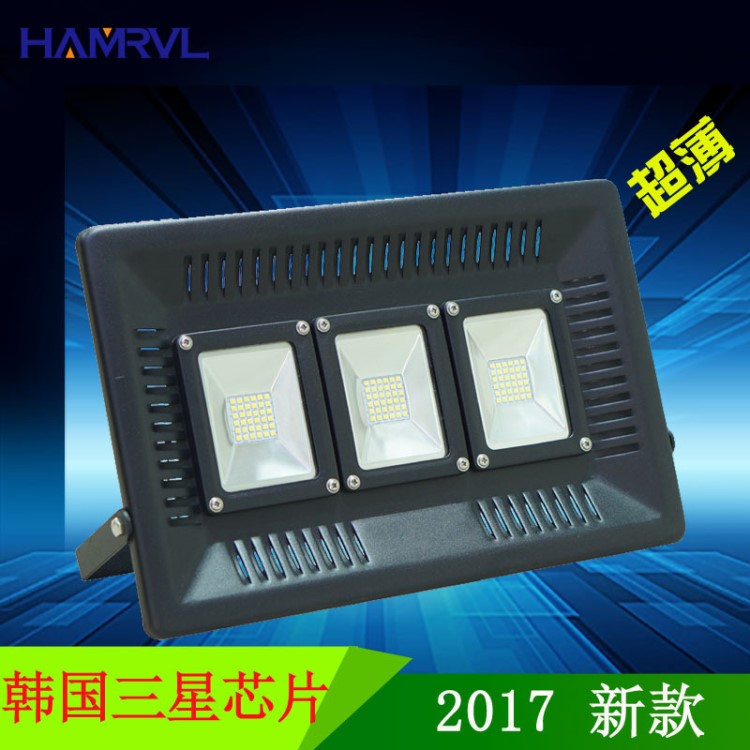 厂家直销 LED超薄投光灯 LED投光灯 100W户外透光灯 隧道灯