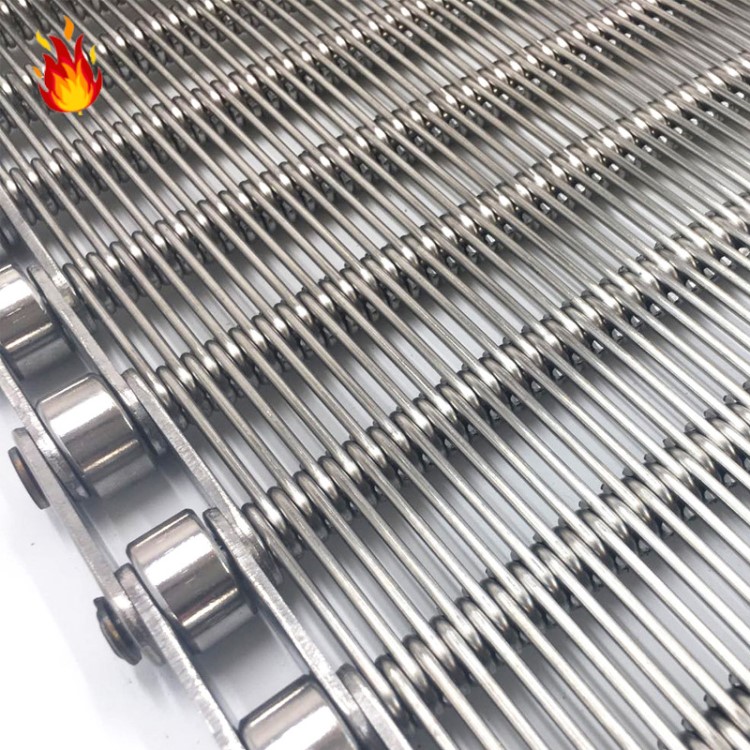 青豆烘干耐高溫304不銹鋼網帶 定做水餃魚丸食品速凍機眼睛型網帶