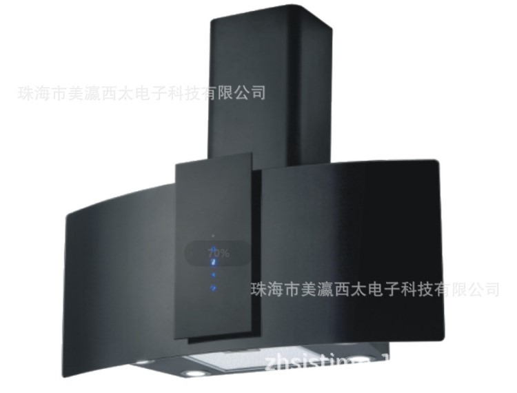 sistime外貿(mào)出口家用側(cè)吸抽油煙機鋼化玻璃 750/900mm 量大優(yōu)惠