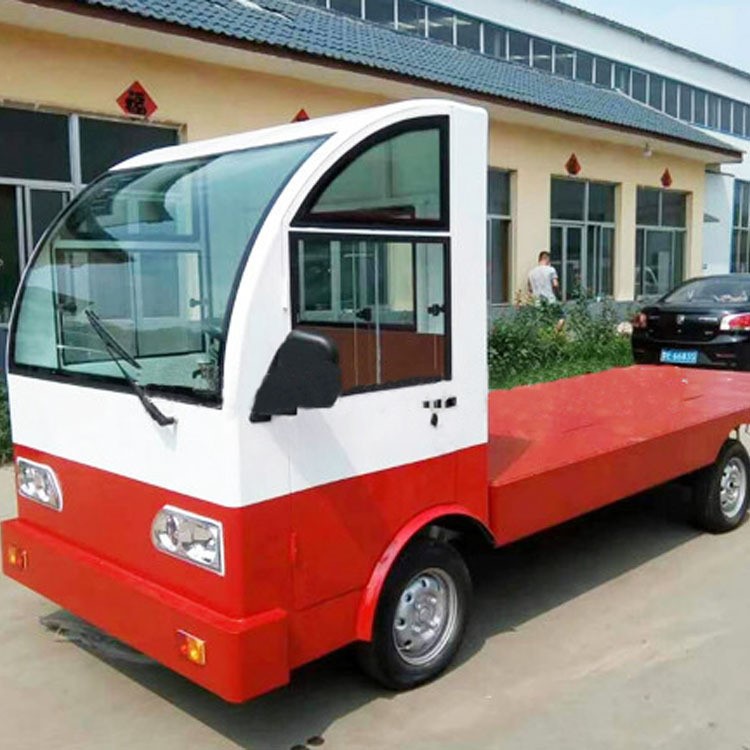 電動平板搬運(yùn)牽引車2噸3t4T5噸電瓶四輪平板車搬運(yùn)運(yùn)輸拖車頭