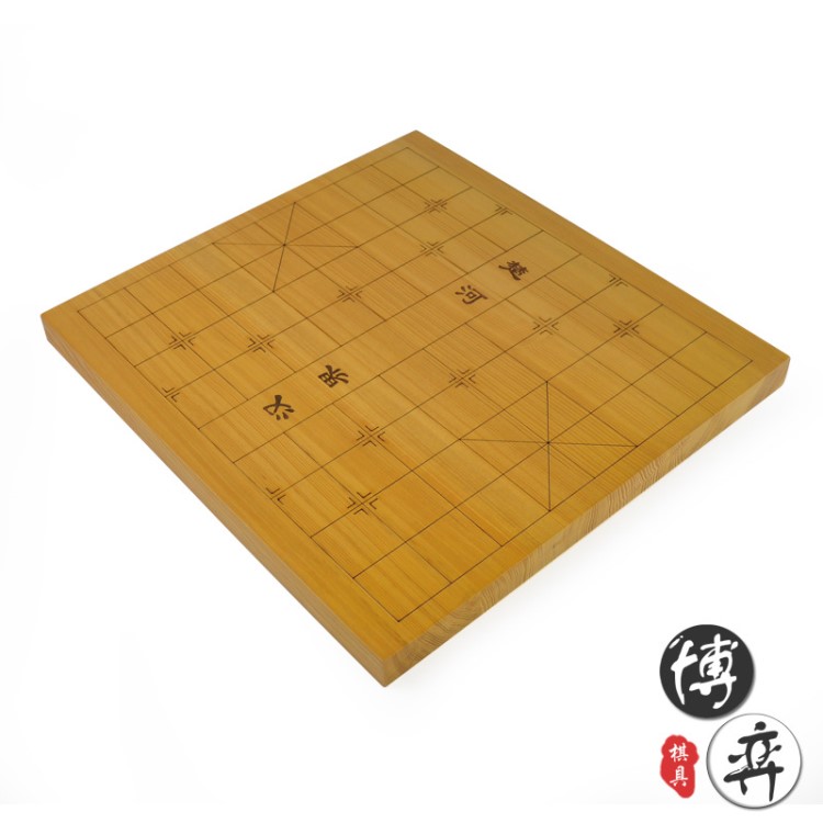 3CM新榧木實(shí)木刻線圍棋盤中國象棋盤（實(shí)木雙面棋盤）棋具批發(fā)