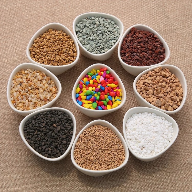 批發銷售多肉鋪面石大包專用顆粒土 麥飯石 火山石珍珠巖陶粒赤玉