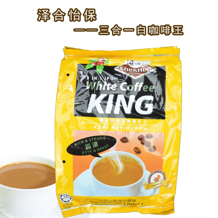 馬來西亞 澤合怡保白咖啡600g 15 包香濃速溶咖啡沖飲