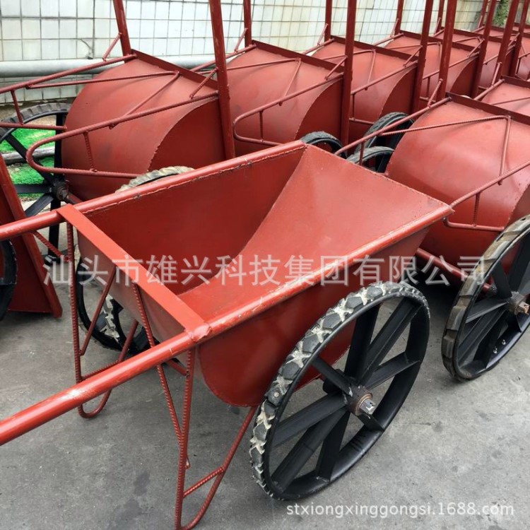 人力翻斗車  人力手推車 工地斗車 內(nèi)外胎鋼圈軸承