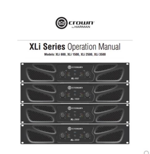 美国crown功放 xl3500功放后级舞台 ktv会议室皇冠功放