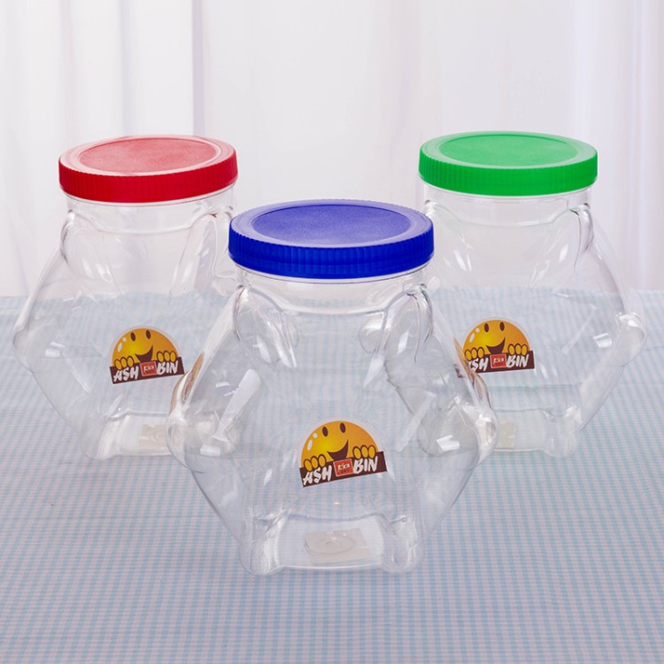 糖果罐食品塑料罐 PET塑料密封罐 食品級透明塑料瓶加工3000ml