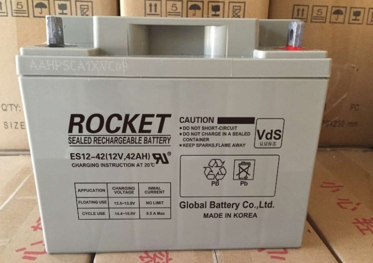 火箭蓄電池12V6HROCKET蓄電池ES65-12全新原裝，質(zhì)保三年