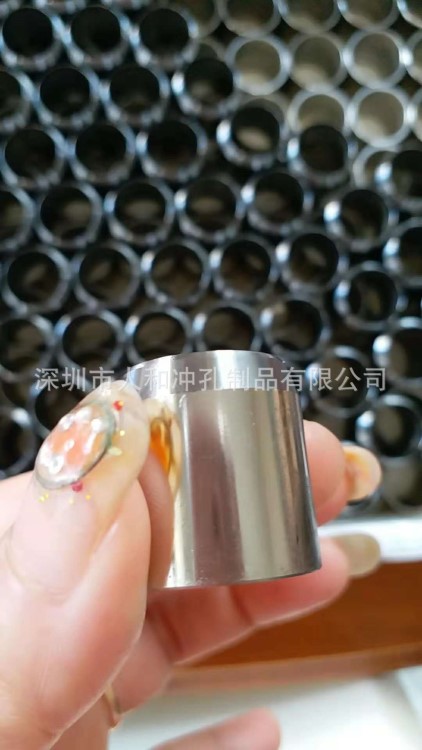 柳州冲切工橡塑制品刀模单边孔 高钴内直外斜钢孔5.5*6.5*23.8mm