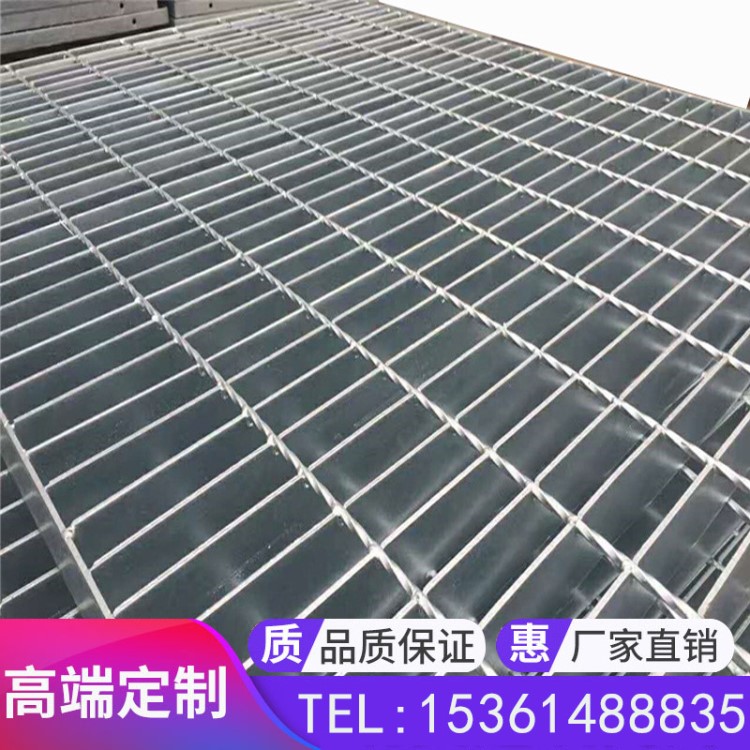 廠家直銷熱鍍鋅溝蓋板防滑齒型鋼格板現貨平臺踏步格柵板金屬板網